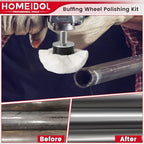13Pcs Buffing Wheel for Drill, Polishing Wheel Kit with Polishing Compound - style: Style 1