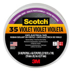 3M Scotch Vinyl Color Coding Electrical Tape 35, 3/4 in x 66 ft, Violet - 11271-BA-5 - size: 3/4 in. x 66 ft.