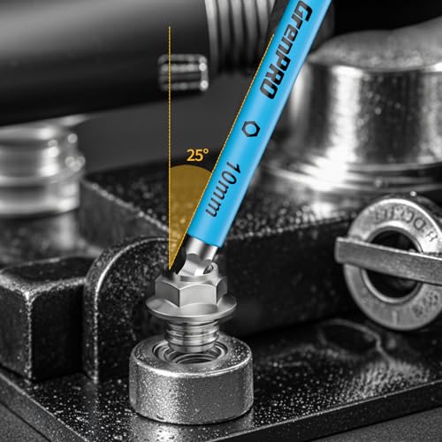GRENPRO 9PCS Metric Allen Wrenches Sets With Color Coded Bike Hex Key Set - style: 9 Pieces Allen Wrenches Sets Metric