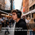 29dB Ear Muffs for Noise Reduction, Retractable Hearing Protection for Shooters, Foldable Noise Cancelling Headphones Kids, Sound Proof Headphones for Adults, for Shooting, Construction, Mowing