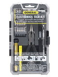 General Tools 661 Electronics Tech Repair Kit (32 Piece)