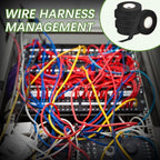 4 Rolls Wire Harness Tape,High Temp Automotive Wiring Harness Cloth Tape,for Engine Harness Wrap Protection, Noise Dampening, and Cable Protection 3/4 Inch x 50FT - color: 4pcs wire harness tape