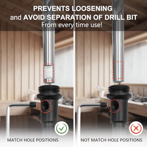 2-3/8 Inch Hole Saw with 3/8" Triangle Shank Quick Change Arbor, JTemgle Bi-Metal Hole Saw Heavy Duty Hole Cutting Tool for Cornhole Boards, Recessed Lights, Wood, Plastic, Drywall & Soft Metal - size: 2-3/8"