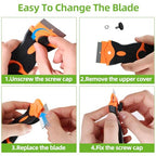 GOOPREEN 16pcs Silicone Caulking Tool Kit, Dual-End Caulk Remover Tool