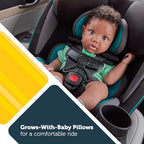 Safety 1st Grow and Go All-in-One Convertible Car Seat, Rear Facing, 5-40 lbs, Forward Facing (30–65 lbs), High Back Booster Seat 40-100 pounds, Iron Frost - color: Iron Frost, style: Original