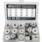 225 Pcs Metric Fender Washers Assortment Kit, 304 Stainless Steel - style: Fender
