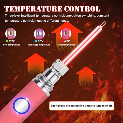 Linglong Xin Digital Cable tie Burning Pen(Blue) - color: Blue