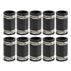 Supply Giant 1 inch Flexible coupling, Black, 10 Pack