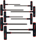Eklind Tool 60809 Power-T Handle Ball-Hex Key Allen Wrench, 9 Pieces Set
