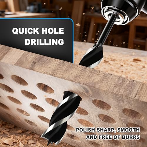 1-1/5" x 32" Auger Drill Bit with SDS Plus Shank for Wood - size: 1-1/5"x32"
