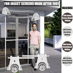 Sliding Screen Door Roller Assembly (Upper & Lower Combo) - style: Upper + Lower Rollers Combo