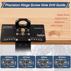 Cabinet Hinge Jig, 35mm Metal Concealed Hinge Jig with Dust Vacuum Adapter