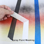 White Painters Tape - Masking Tape 2 Inch Wide (1.88" x 90FT) - Multi-Surface, Smart Adhesion, Indoor & Outdoor - 1 Roll Paint Tape for DIY, Labeling, Art, Car (#3910) - color: White