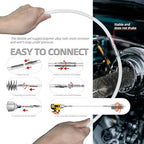 Drill-Powered Chimney Brush & Pipe Cleaning Brush Kit