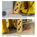 4.25" Dry Core Drill Bits 13in/330mm Drilling Depth，10mm Segment Height - size: 4.25 inches