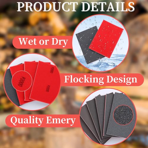 1200 Grit Sanding Sponge Set for Wood - style: 1200 Grit