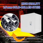 Electrical Junction Box 20x20x8, NEMA 4X IP66 Steel Enclosure Box - size: 20 x 20 x 8''