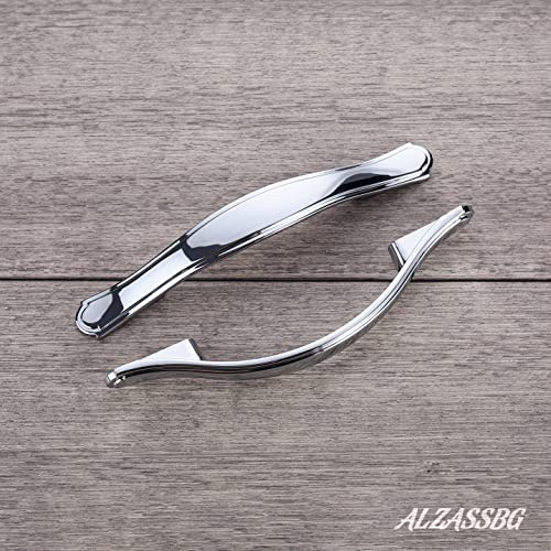 Alzassbg Polished Chrome Cabinet Pulls and Handles 10 Pack, AL3028CP - color: Polished Chrome, size: 3" Hole Center
