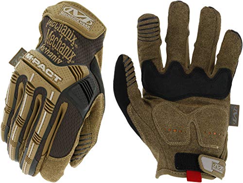 Mechanix Wear M-Pact Touchscreen Work Gloves Brown X-Large - color: Brown, size: X-Large