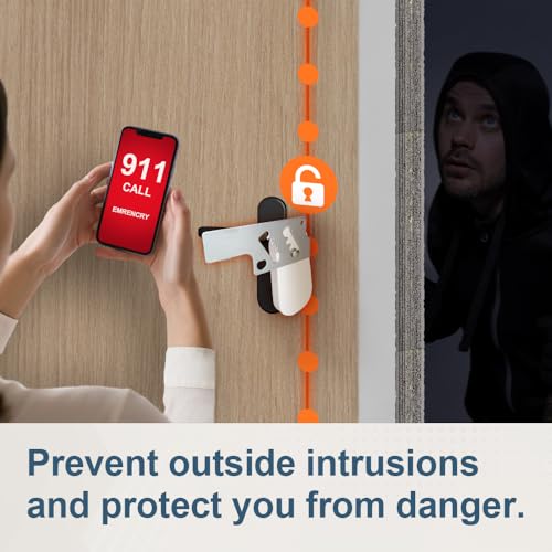 SeDoLi Portable Door Lock (Mute Dark Grey) - color: mute dark grey