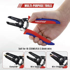 2-Piece Electrician's Pliers Set Professional Wire Stripping Tool - color: Wire Cutter+wire Stripper
