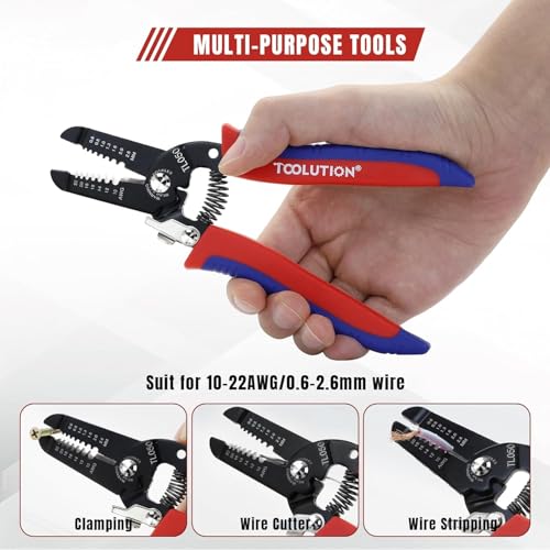 3-Piece Electrician's Pliers Set Professional Wire Stripping Tool - color: Wire Cutter+needle Nose+wire Stripper