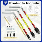Plumbing Plug Tool Kit (3 Tools) Replacement for jet swet - color: Yellow