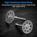 25 Pack 545 Diamond Cutting Wheel Cut - color: Silver 8-hole