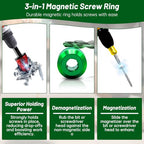 3Pcs Magnetic Drill Bit Holder,Strong Magnetic Screw Holder-(3 colors)