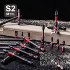 GEINXURN Impact Tough Magnetic Mixed 45Pack Insert Driver Bits, S2 Alloy Steel Screwdriver Power Bits Set with 1Pcs Impact Magnetic Bit Holder - size: MIXED-45PC