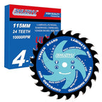 Super Thin Kerf 4-1/2"(115mm)-24T, Wood Working Mini Circular Saw Blade - size: 4-1/2" (115mm) Wood