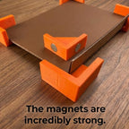 4-Pack Magnetic 90 Degree Positioning Squares for Craft Box Making