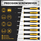 HORUSDY 140-Piece Magnetic Screwdriver Set with Plastic Racking, Includes SAE & Metric Hex Keys, Precision Screwdriver and Magnetizer Demagnetizer DIY Tools for Men Tools Gift - style: 140-Piece Magnetic Screwdriver Set with Plastic Racking