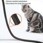 Cable Management Sleeve, Split Design, 10FT - 1 Inch, Black - color: Black, size: 1"-10ft