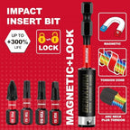 GEINXURN Impact Tough Phillips Square Torx 1 in. Insert Driver Bits, 41Pack T20/T25/PH2/SQ2 Screwdriver Power Bits Set with 1Pcs Impact Bit Holder - size: MIX-41PCS