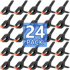 24 Pack 3.5 inch Plastic Spring Clamps, Backdrop Clips - size: 3.5in-24P