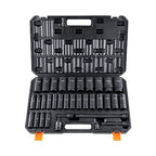 VEVOR 1/2" Drive Impact Socket Set, 34 Piece, Metric 8 to 36mm - size: 1/2" 34 PCS CR-MO