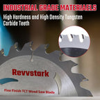 Circular Saw Blade 6-1/2" 24T for Cutting Wood, 5/8" Arbor - size: 6-1/2 In 24T