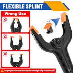 20 Pack 4.5 inch Plastic Spring Clamps, Backdrop Clips - size: 4.5in-20P