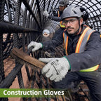 Schwer 6 Pairs A2 Cut Resistant Work Gloves, Ultra Durable, LT5636, S - size: Small