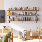 Shelf Bracket 8 Pack 5" Lx4 H 5mm Thick Heavy Duty White L Brackets - color: White-8pack, size: 5"Lx4"Wx1.5"W