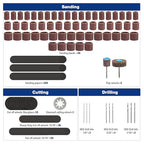 WORKPRO 476PCS Rotary Tool Accessories Kit, 1/8" Shank Rotary Tool Bits - style: 476-Piece Rotary Tool Attachments