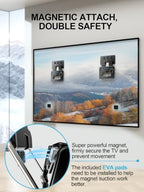 Ultra Slim TV Wall Mount 14-80", 0.3" Micro Gap, Low Profile,100lbs - size: 14-80 inch