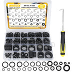 380PCS 24 Sizes Rubber & Silicone Hose Washers & O Ring Assortment Kit - size: 380PCS