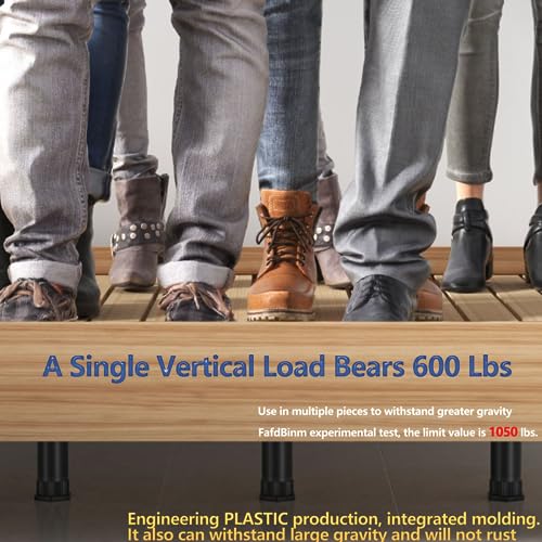 7.6-14.5in Bed Support Legs for Bed Frame Support,Slat Support 4PC - size: 4pcs (7.6-14.5 in Adjustable)