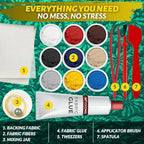 COCONIX Carpet & Fabric Repair Kit for Upholstery, Car Seats, Burns & Holes