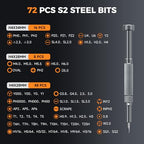 UF-TOOLS 83 in 1 Electronics Precision Screwdriver Set, Mini Professional Magnetic Repair Tool Kit with Torx Phillips Triwing for Computer, iPhone, Macbook, PC, Laptop, Watch, PS5, RC