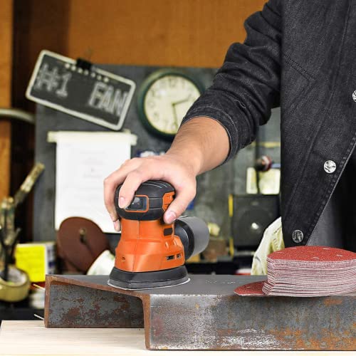 25 Pcs Mouse Detail Sander Sandpaper, 60 Grit, 5 Hole - size: 60 Grit - 25 Pcs