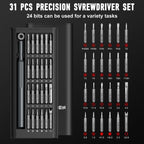 SHARDEN Precision Screwdriver Set for Electronic Repair 31 in 1 - color: 31 in 1 Black