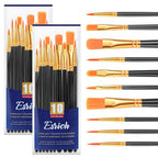 ESRICH 20PCS Paint Brushes, Paint Brush for Acrylic Painting - color: Black, size: 20